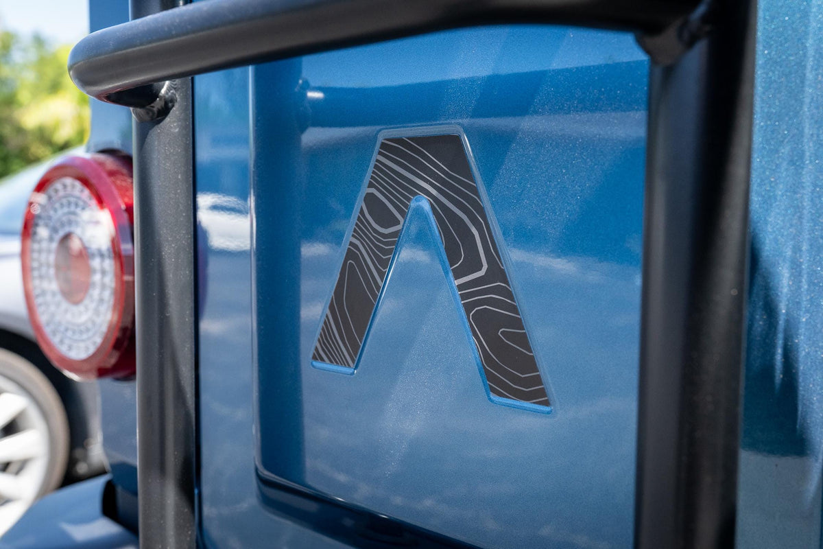 For INEOS Grenadier Tailgate Lambda Logo Emblem Sticker Decal 2024 2025 2026
