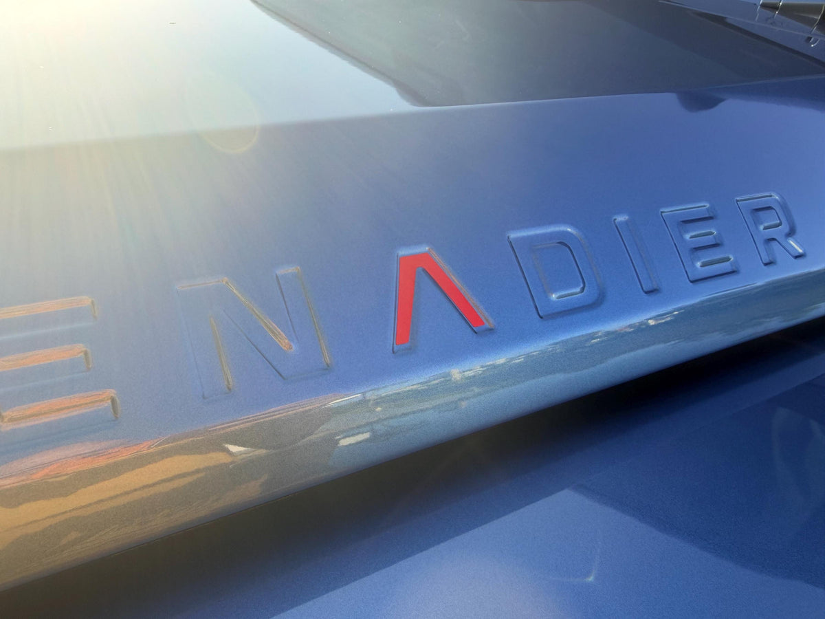 INEOS Grenadier Hood Lambda Logo Emblem Sticker Decals