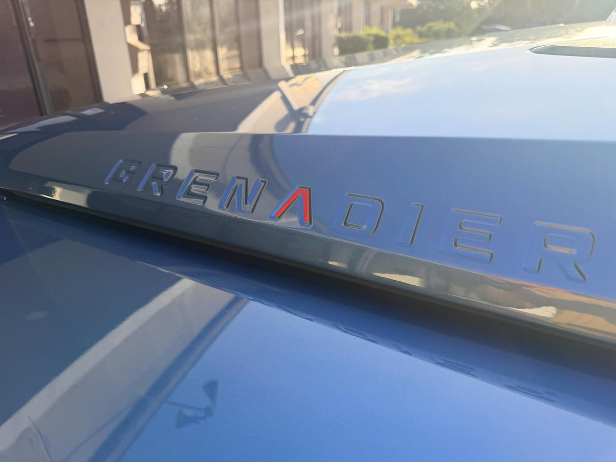 INEOS Grenadier Hood Lambda Logo Emblem Sticker Decals