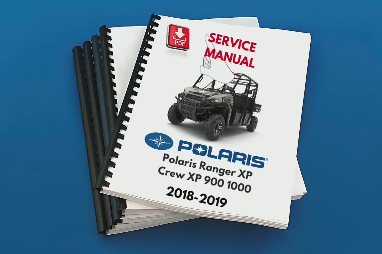 2018 - 2019 Polaris Ranger XP Crew XP 900 1000 OEM Genuine Service Repair Manual
