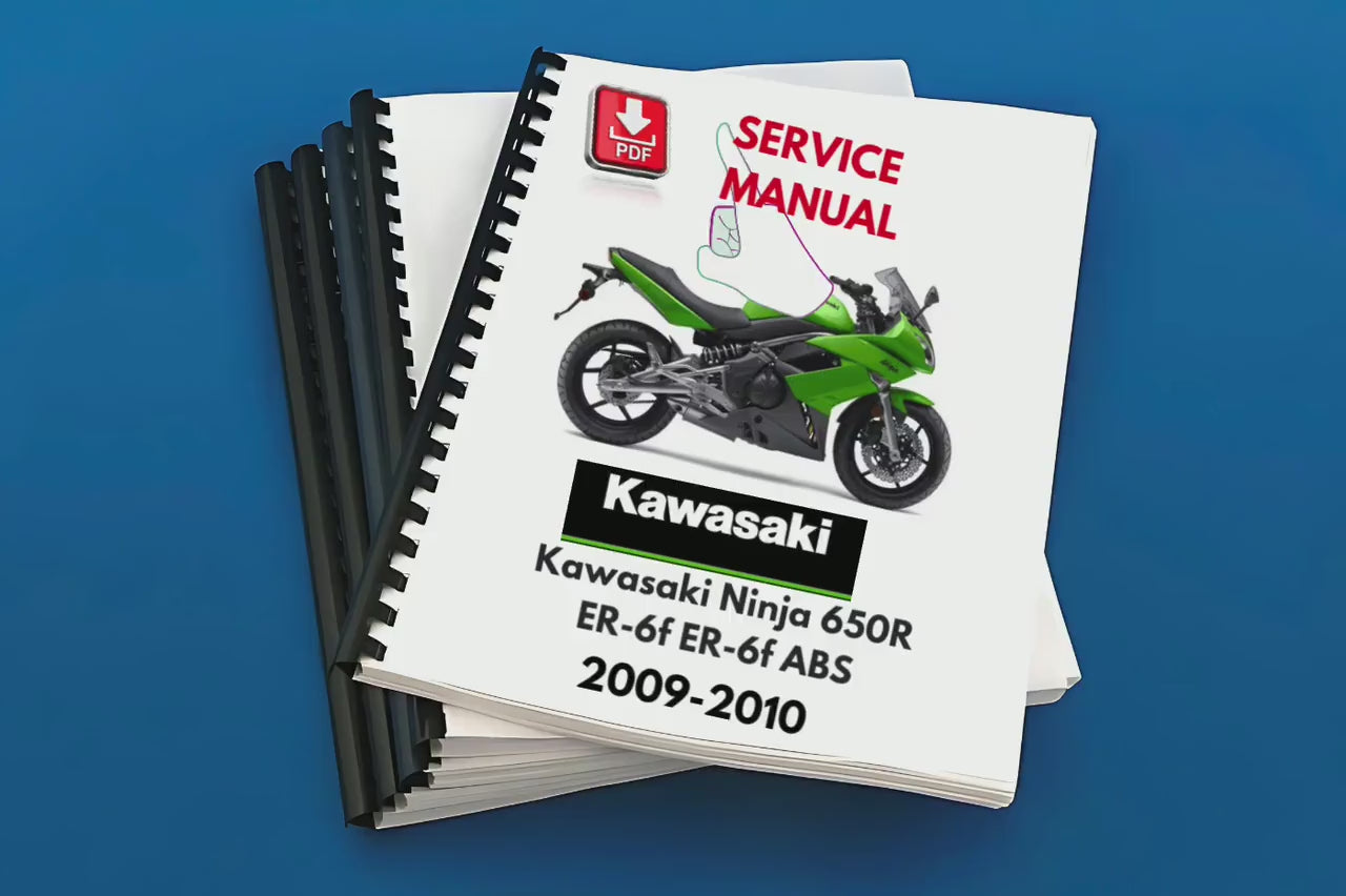 Kawasaki Ninja 650R ER-6f ER-6f ABS 2009 2010 Service Repair Manual