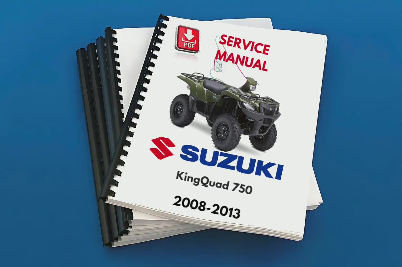 Suzuki King Quad 750 2008 2009 2010 2011 2012 2013 Service Repair Manual